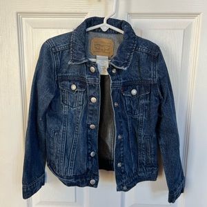 Levi Strauss kids denim trucker jacket size 5/6